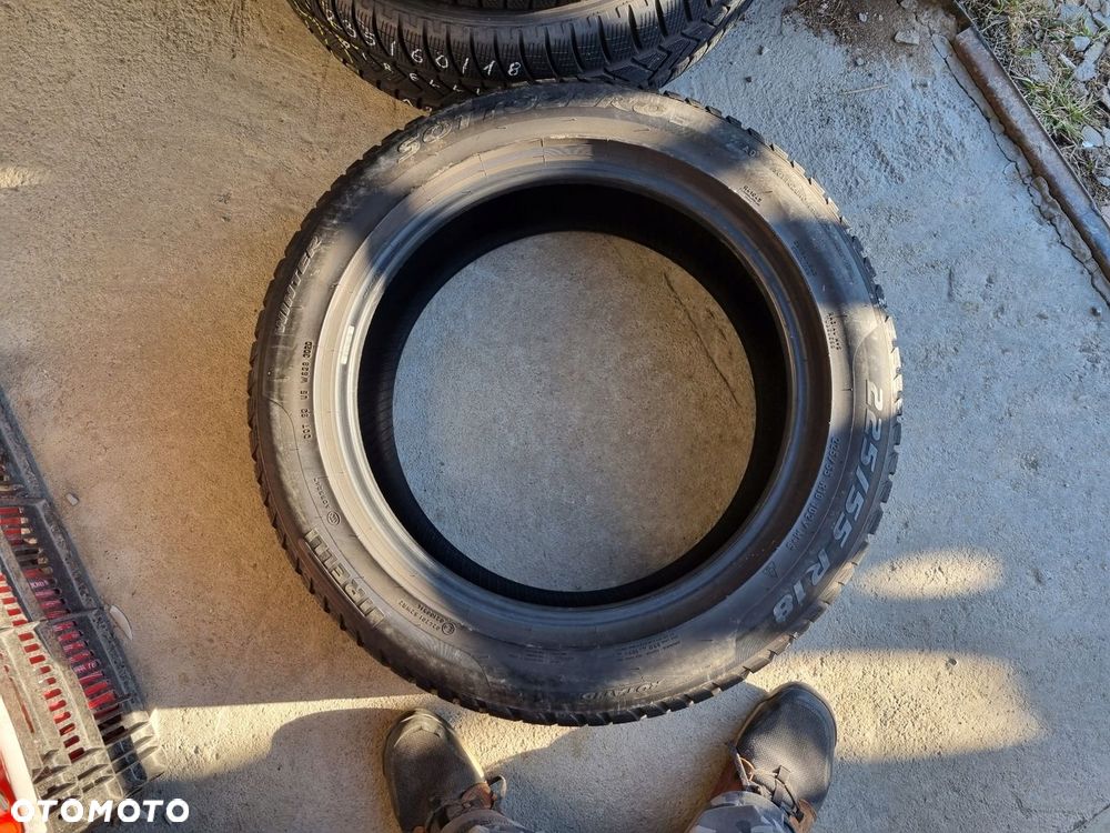 OPONY PIRELLI SOTTOZERO 3 winte 225/55R18 102V 2020r.7.2mmx2 bdb stan - 11