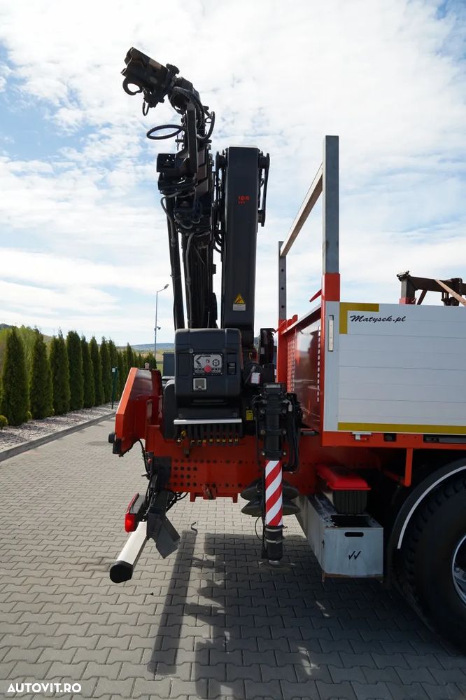 Renault C 430 / 6x4 / LIVRARE 6.2 M + CUPTOR HIAB X-DUO 188 / EXTENSIE 15 M / RADIOCOMANDĂ / FURCĂ / ROTATOARE - 20