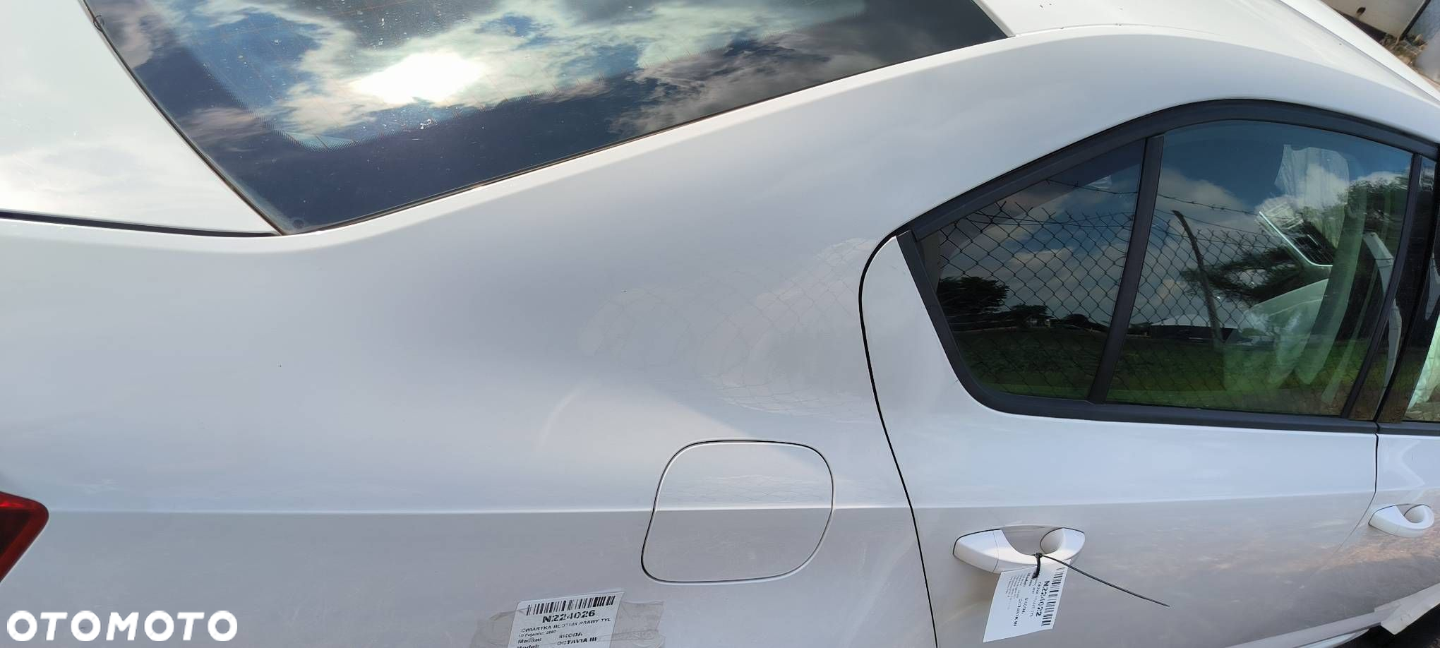 ĆWIARTKA BŁOTNIK PRAWY TYŁ SKODA OCTAVIA III WANNA LEWA - 5