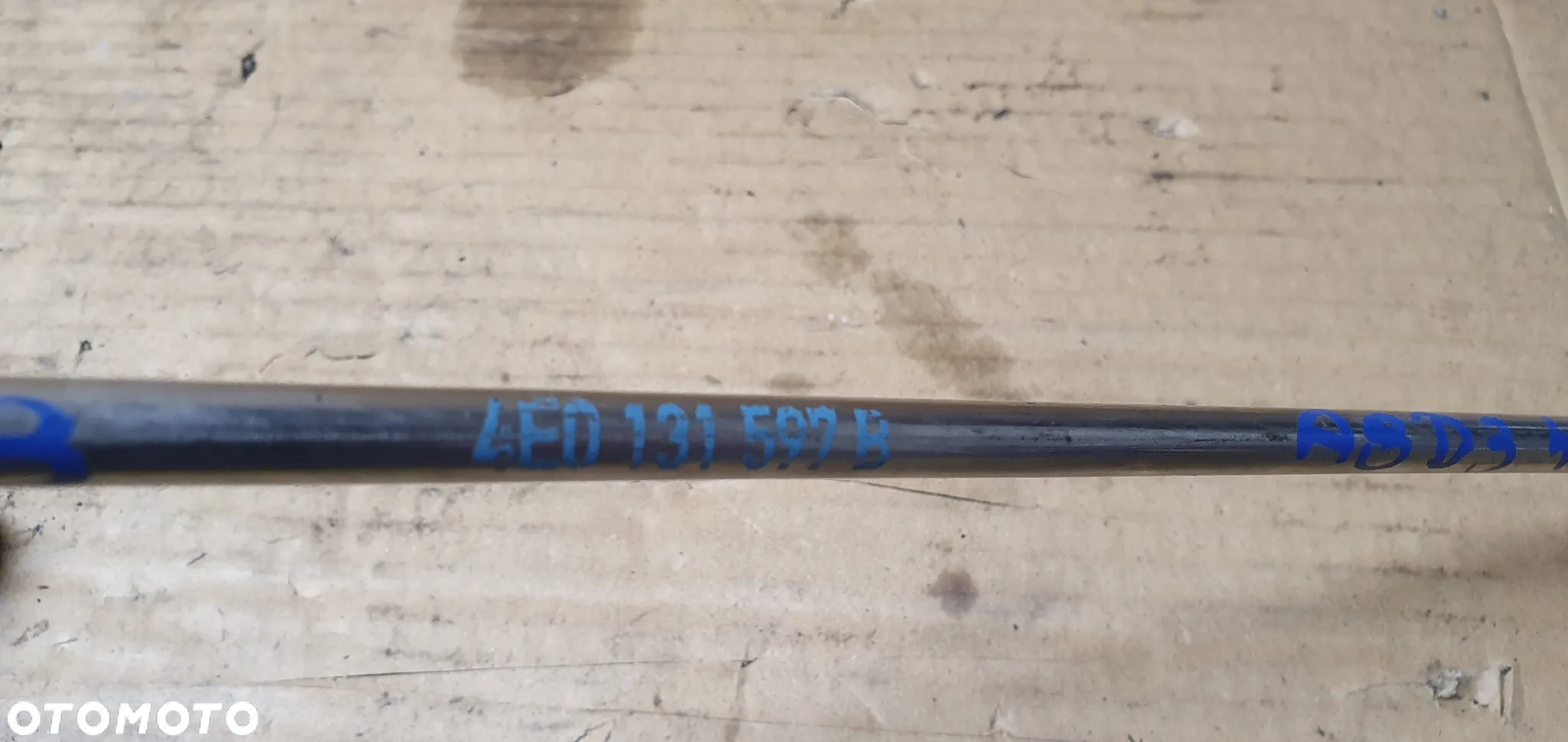 Przewód rurka wąż DPF Audi A8 D3 4.2 TDI 4E0131597B - 6