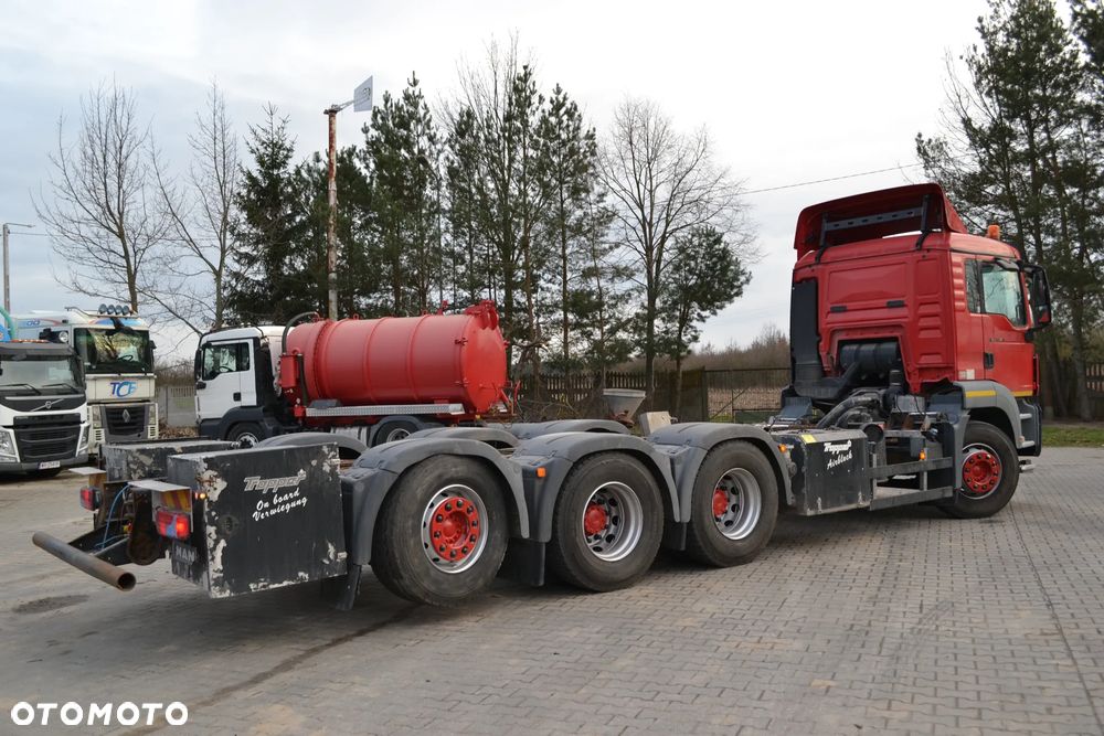 MAN TGS 35.480 8x4 4 OŚ SKRĘTNA RAMA DŁ. 7.9 m PRZYSTAWKA MOCY - 3