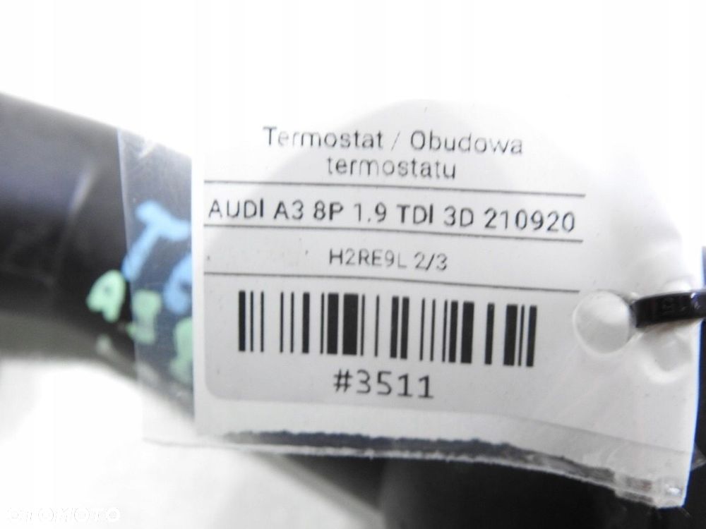 KRÓCIEC WODY AUDI A3 8P 1.9 TDI 06A121121D - 6