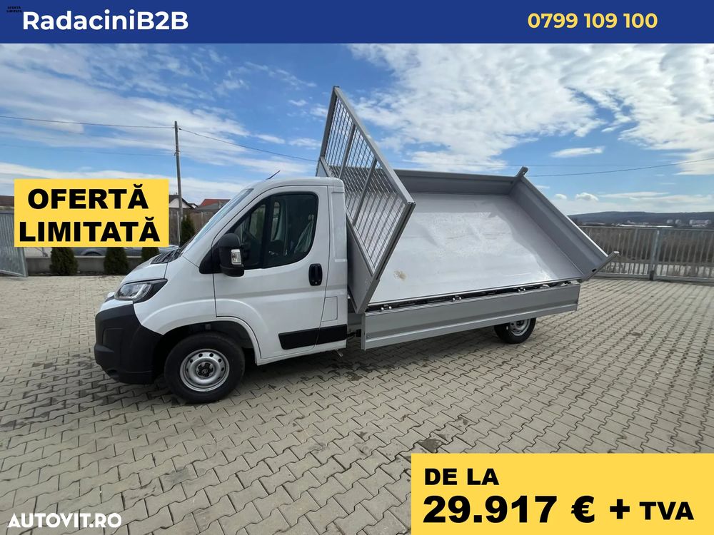 Citroën Jumper cu bena basculabila trilateral JPM omologata BA10 basculanta - 14