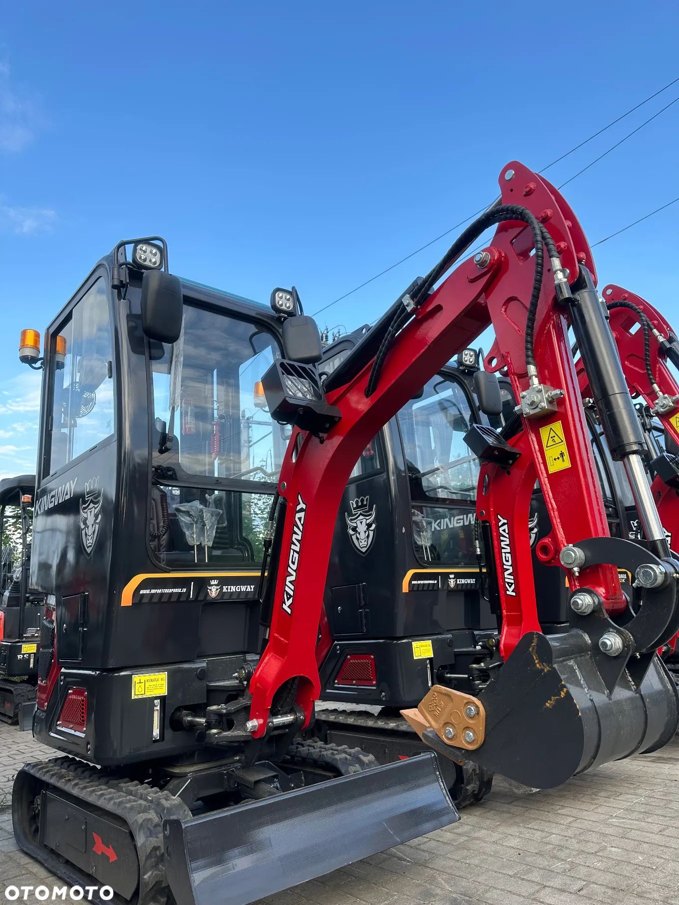Kingway YAMA H12K Kabina Chłodnica Joistick 1200kg Ramię SKR + 3 łyżki - 1