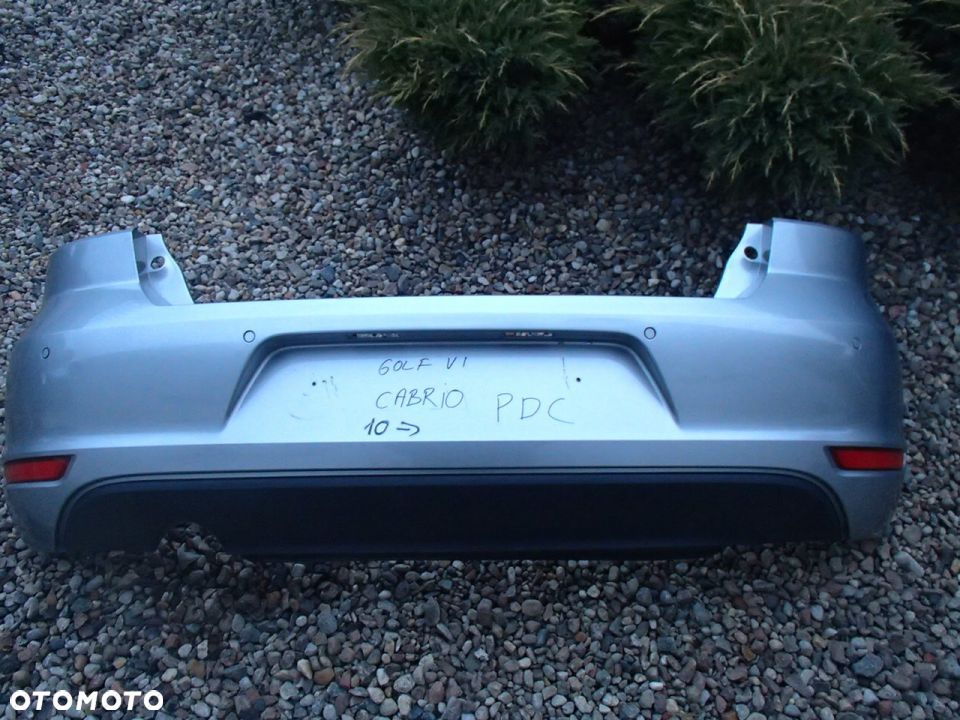 VW GOLF VI CABRIO ZDERZAK TYLNY TYŁ TYLNI Z PDC