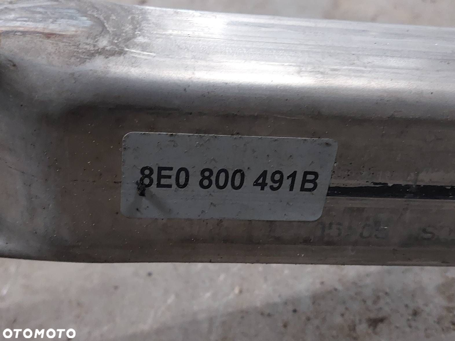HAK HOLOWNICZY TABLICZKA WIĄZKA AUDI A4 B7 KOMBI 8E0800491B 8E0800491B - 2