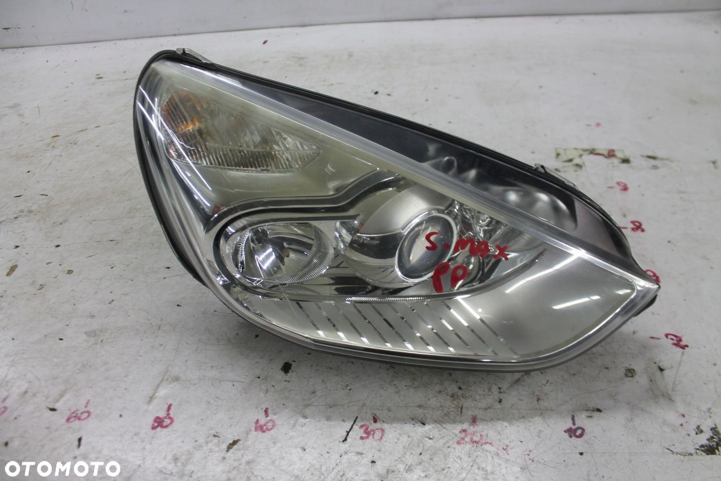 LAMPA PRAWY PRZÓD XENON S-MAX MK1 06-10 UK - 1