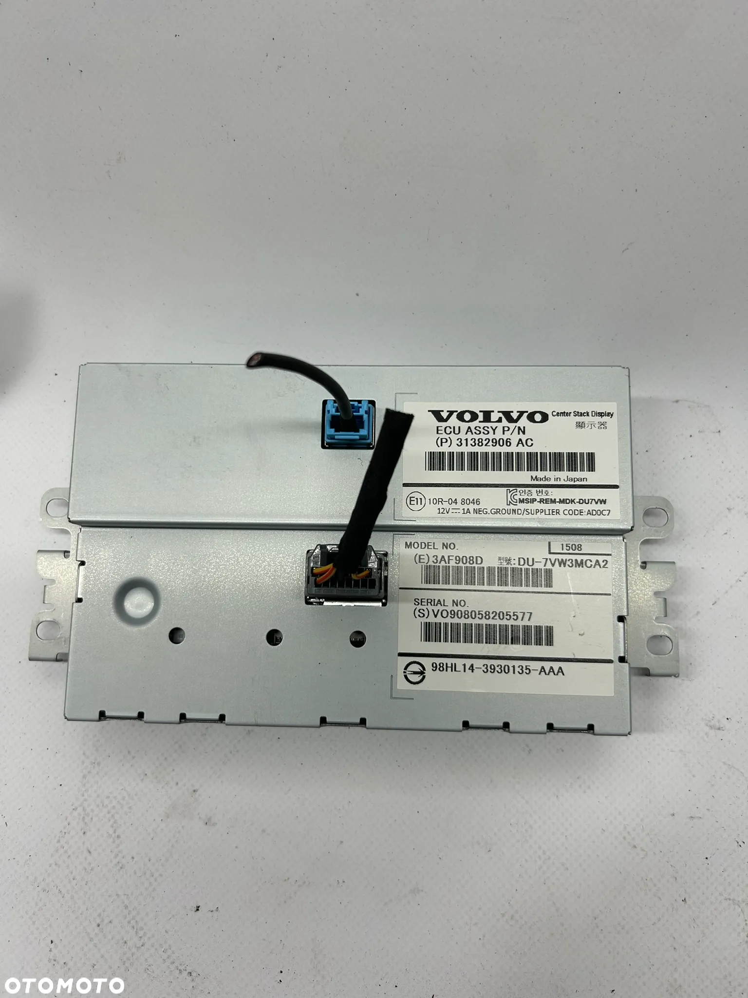 Volvo V-40 II wyswietlacz monitor ekran nawigacja 31382906 2012- - 2