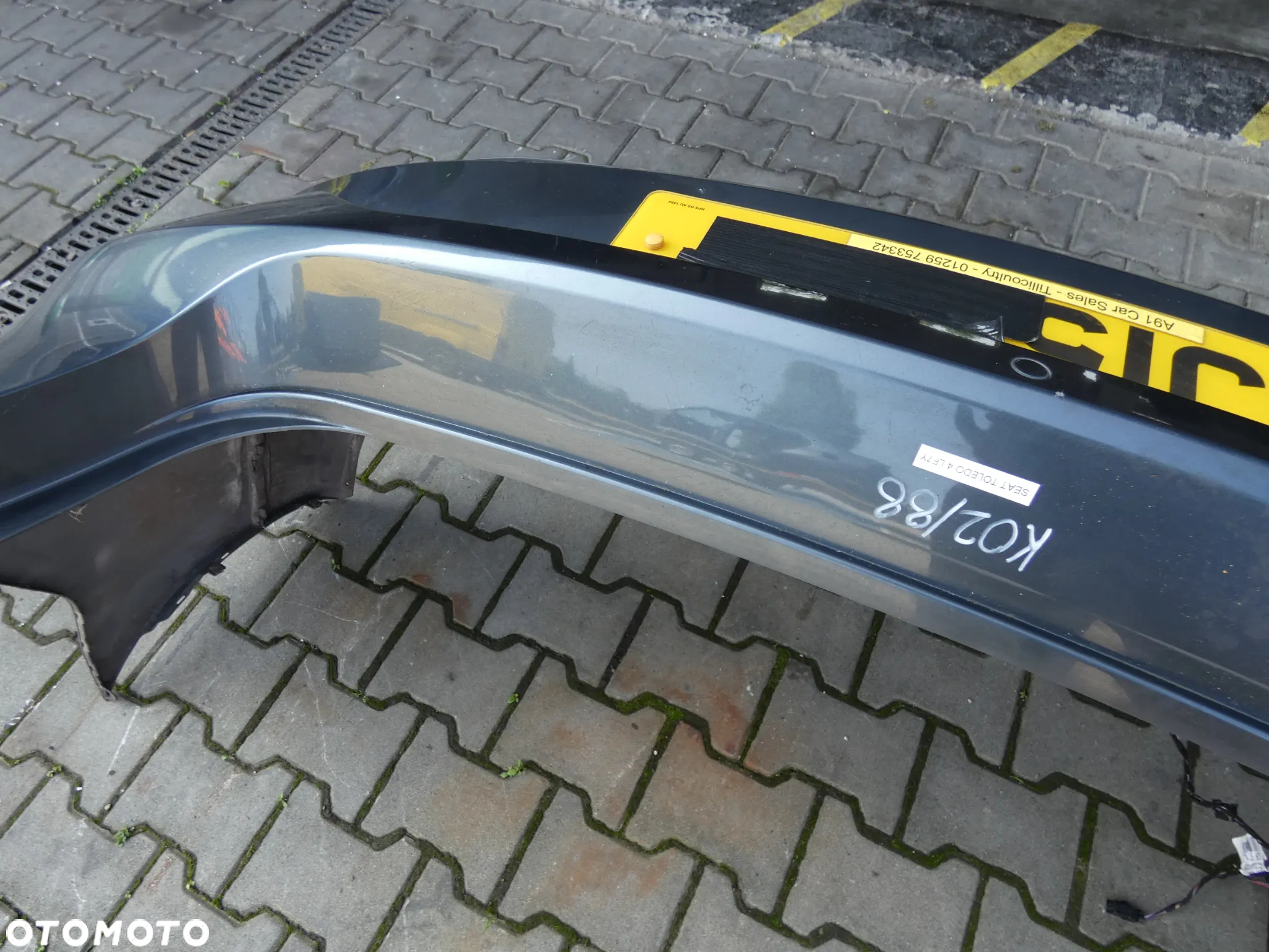 SEAT TOLEDO IV 4 ZDERZAK TYŁ TYLNY CZUJNIKI PARKOWANIA PDC LF7Y GORLICE K02/88 - 18