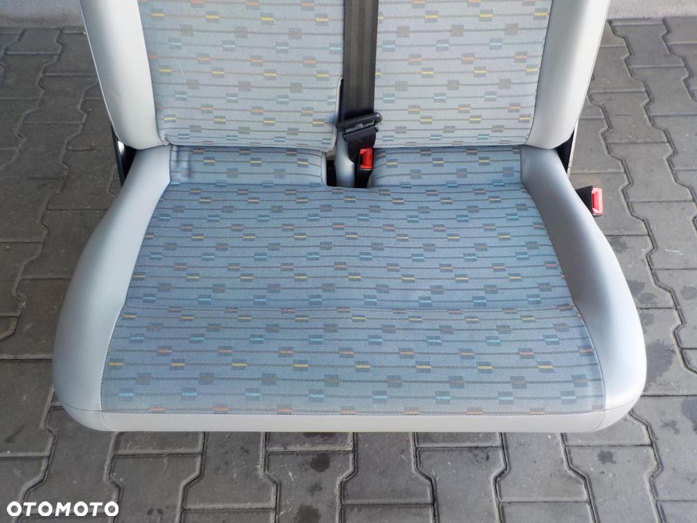 VW T5 LIFT T6 FOTEL SIEDZENIE KANAPA PODWÓJNA PASAŻERA PRZÓD PALACE - 2