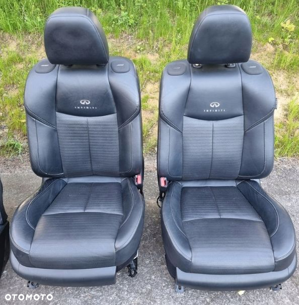 KOMPLET FOTELE FOTEL WNĘTRZE KANAPA SKÓRA INFINITI Q70 EUROPA BOSE - 3