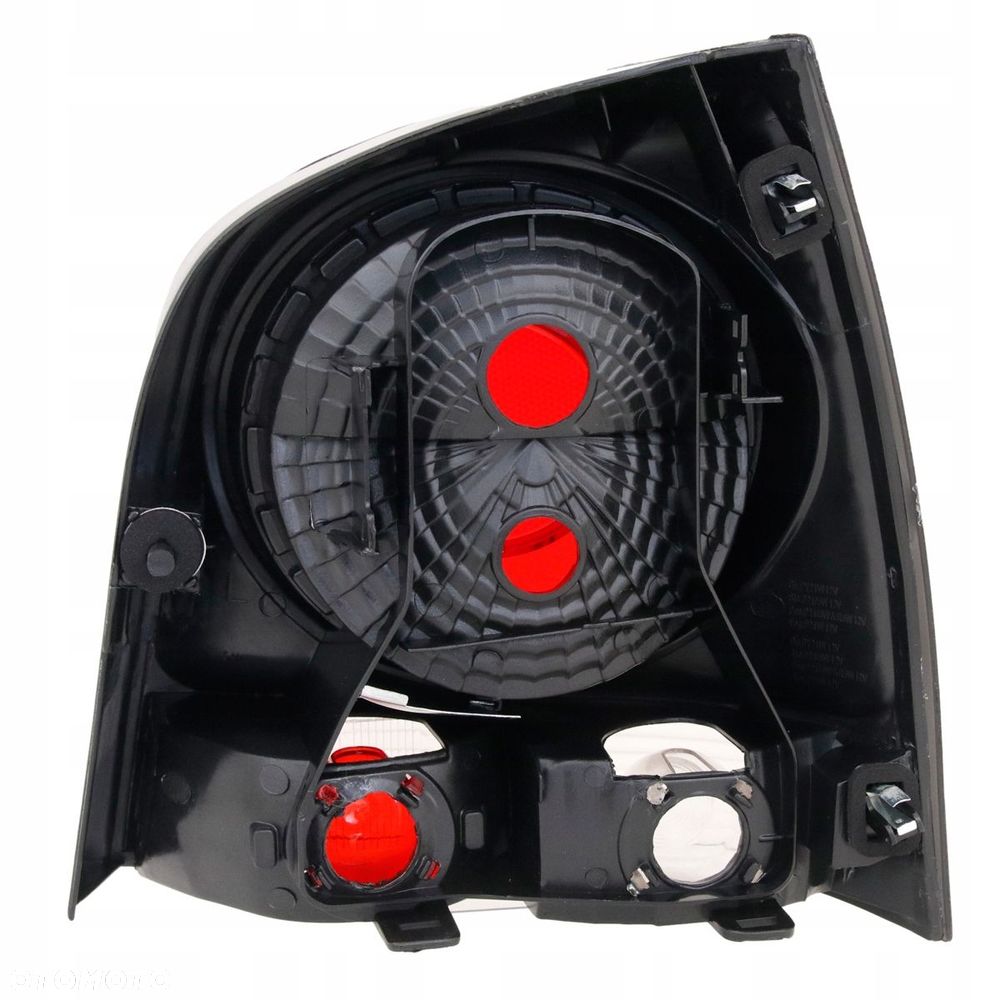 lampy tyl ne kpl czarne black tuning gti look vw polo iv 4 9n3 6q lift 2005 - 5