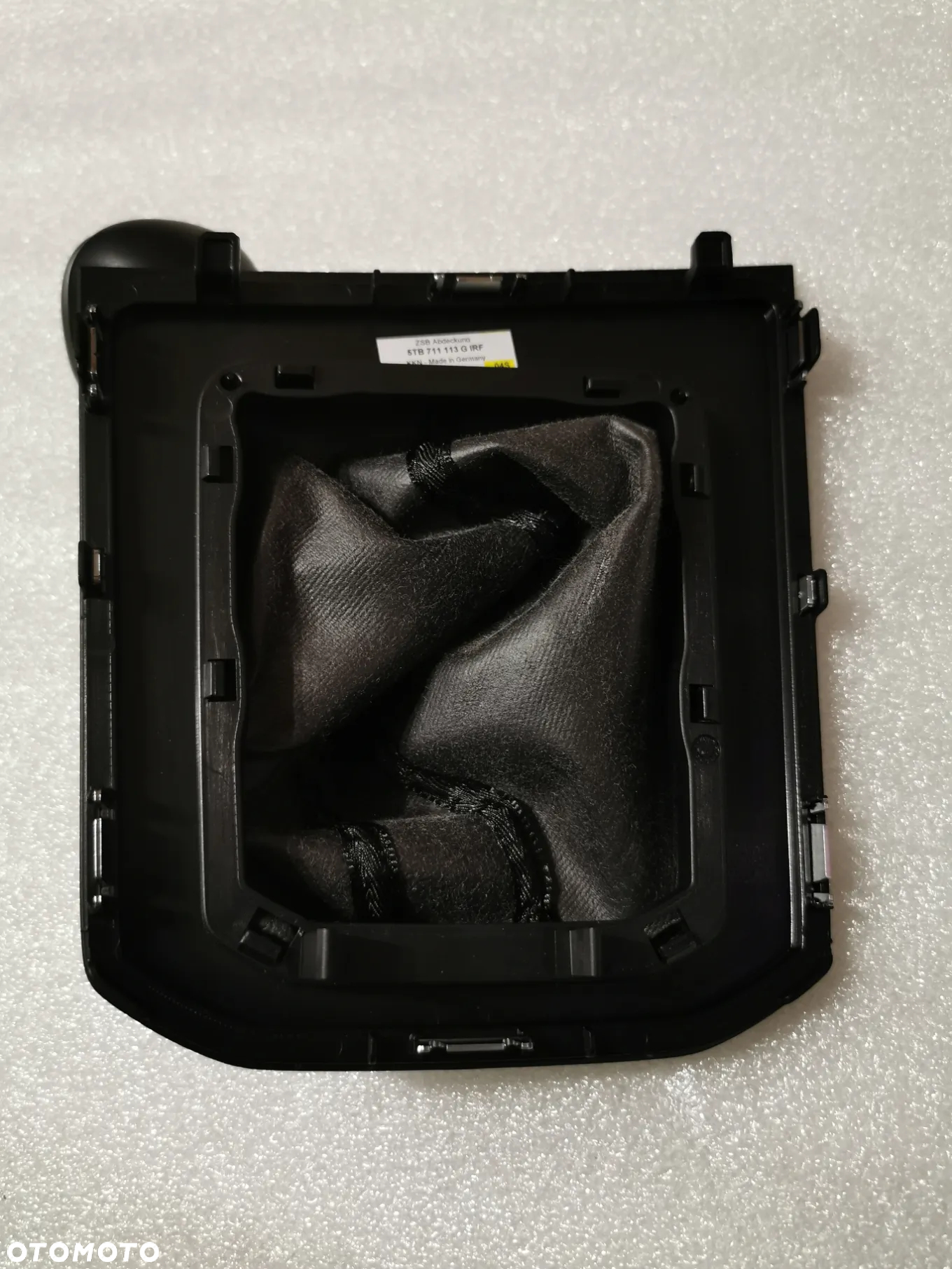 VW Touran III lift 5TB Gałka zmiany biegów mieszek ramka - 4