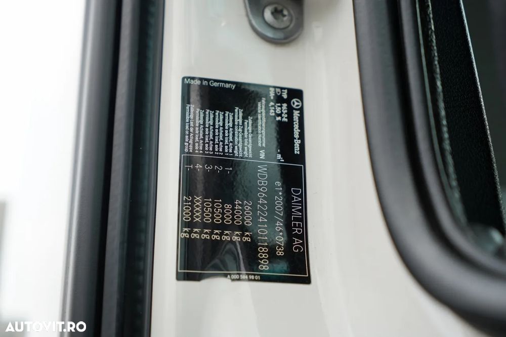 Mercedes-Benz AROCS 2658 / BASCULATOR 3 LATE / SARCINĂ UTILĂ 14 TONE / JANTE DIN ALIAJ / EURO 6 - 38