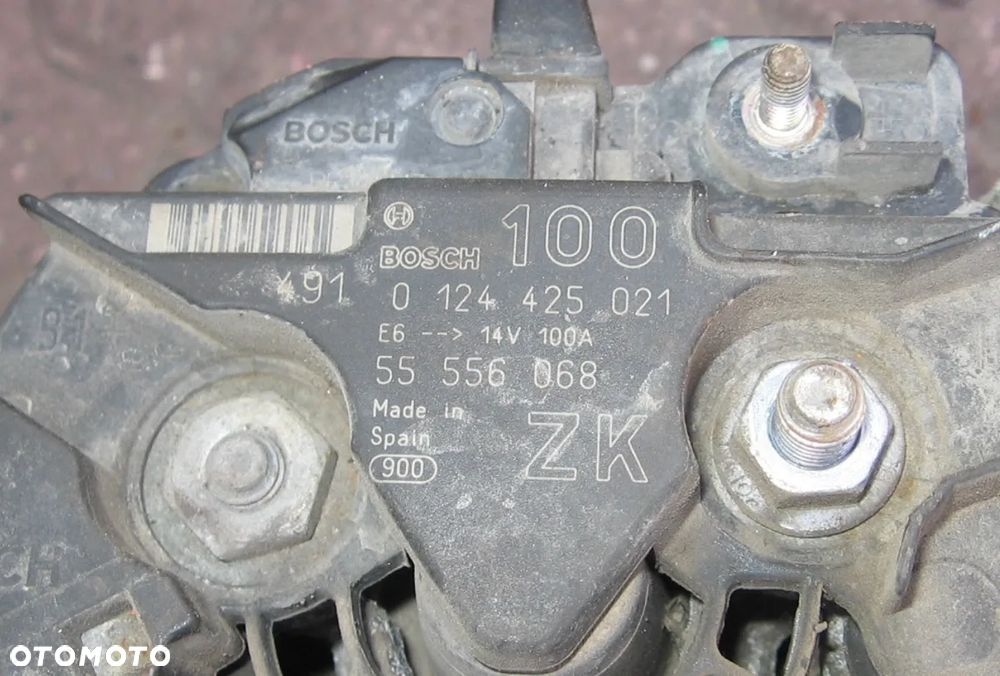 OPEL CORSA C MERIVA 1.2 1.4 16V alternator 0124425021 - 4