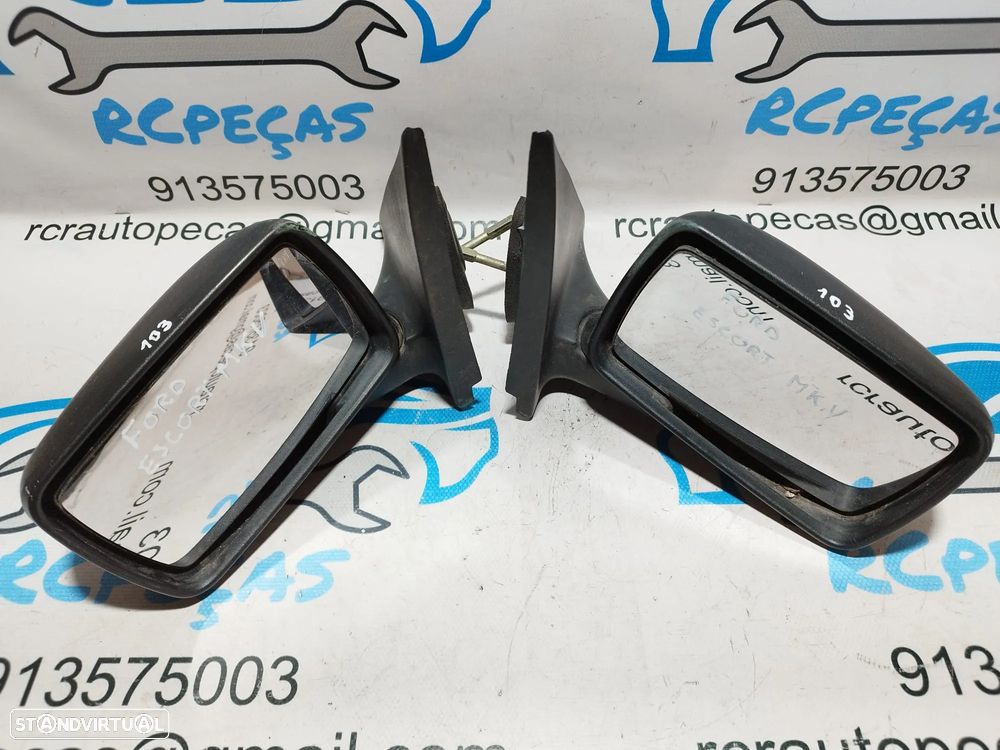 ESPELHO RETROVISOR ESQUERDO DIREITO FORD ESCORT VI 6 MK6 1044265 1044256 MANUAL ESPELHOS RETROVISORES - 5