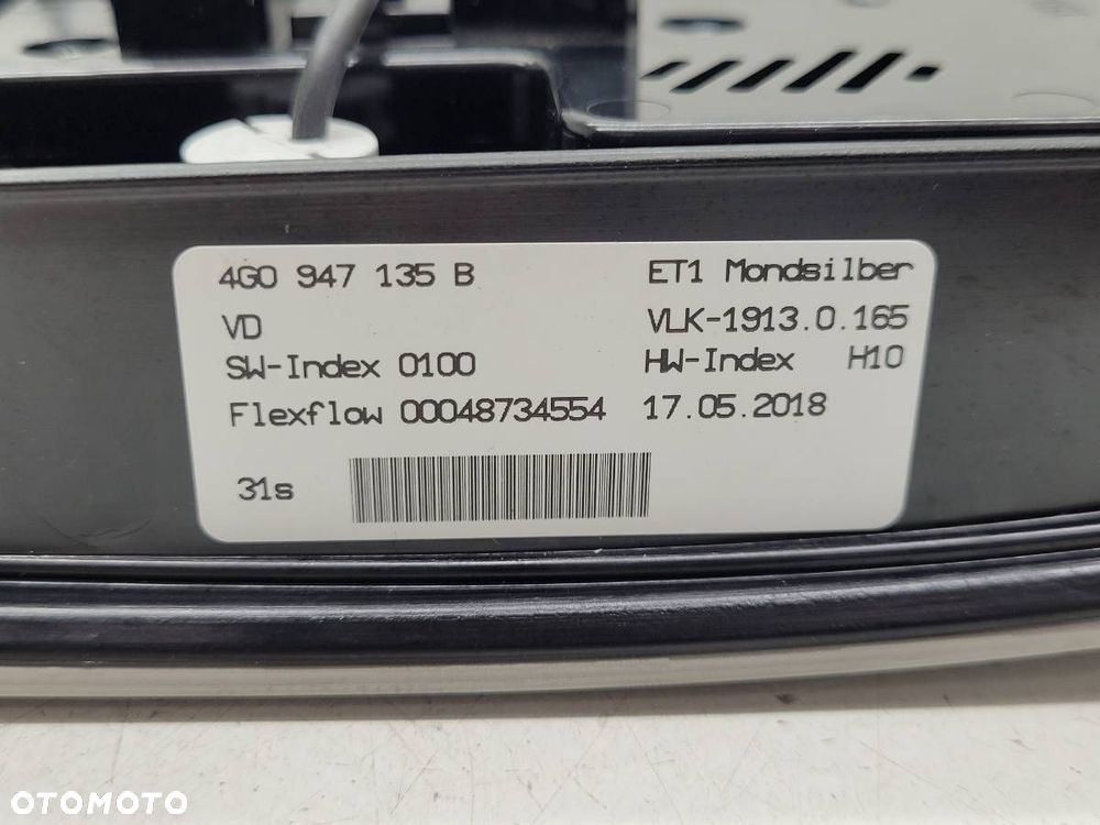 LAMPKA PODSUFITKI 4G0947135B AUDI A6 C7 2018 EUROPA - 4