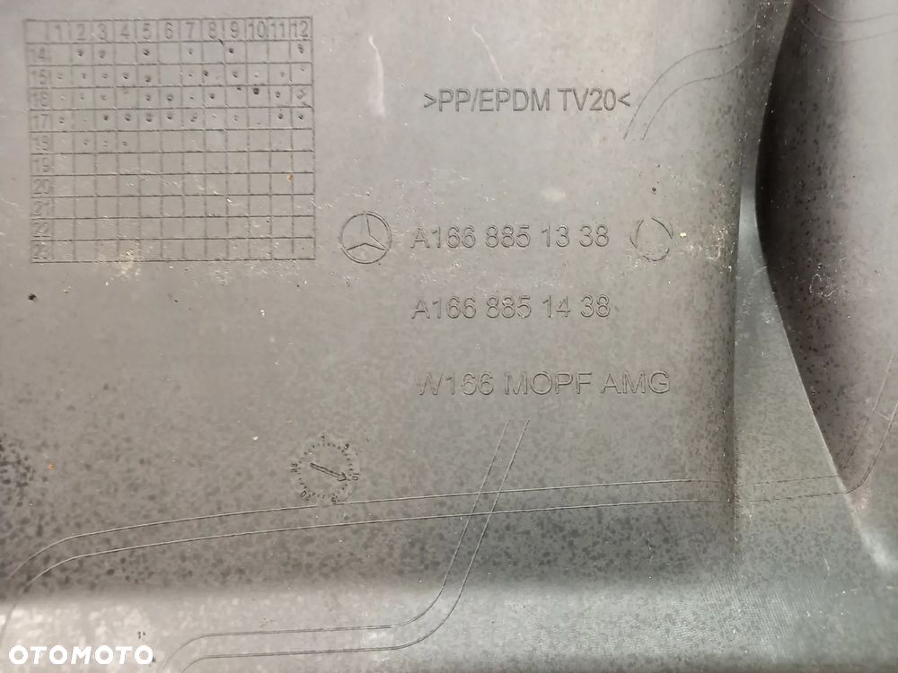Mercedes GLE A W 166 6.3 AMG hokej dokladka dyfuzor tyl lotka - 13