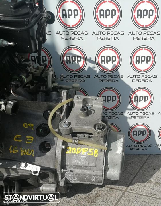 Caixa de velocidades Citroën C3 de 2009, 1.6 HDI, ref 20DP58. - 1