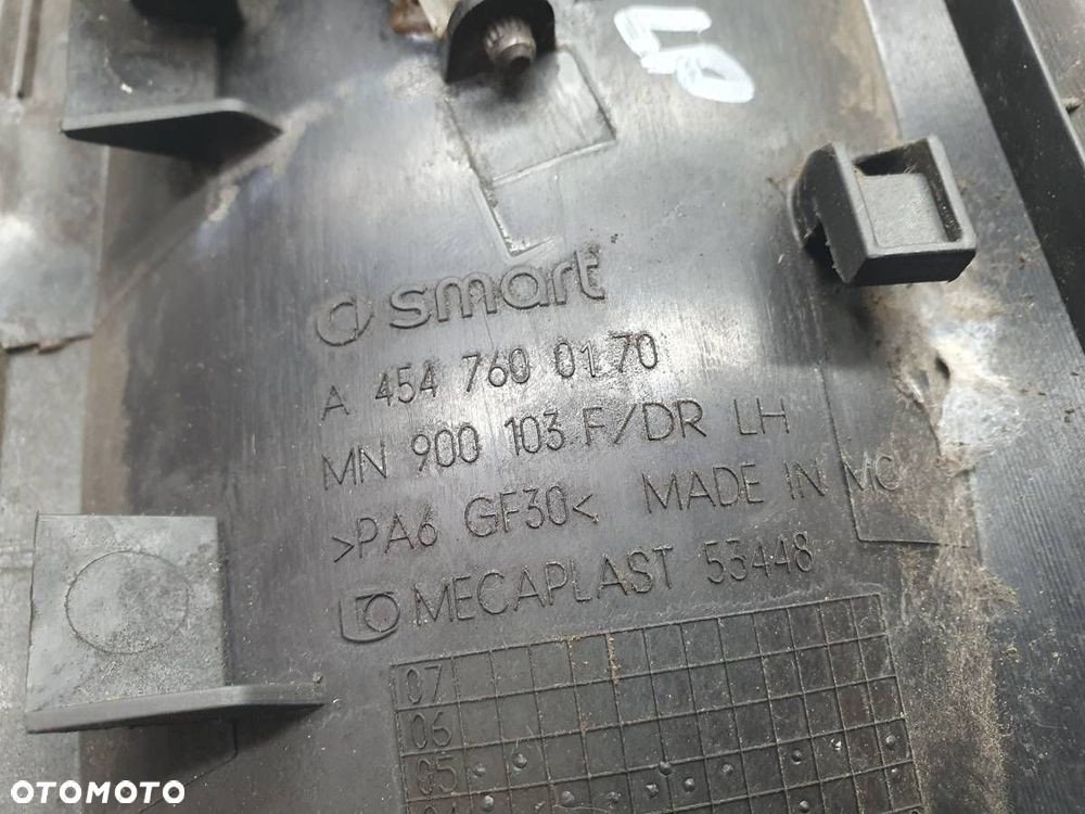 KLAMKA PRZÓD LEWA ZEWNĘTRZNA SMART FORFOUR 454 A4547600170 - 5