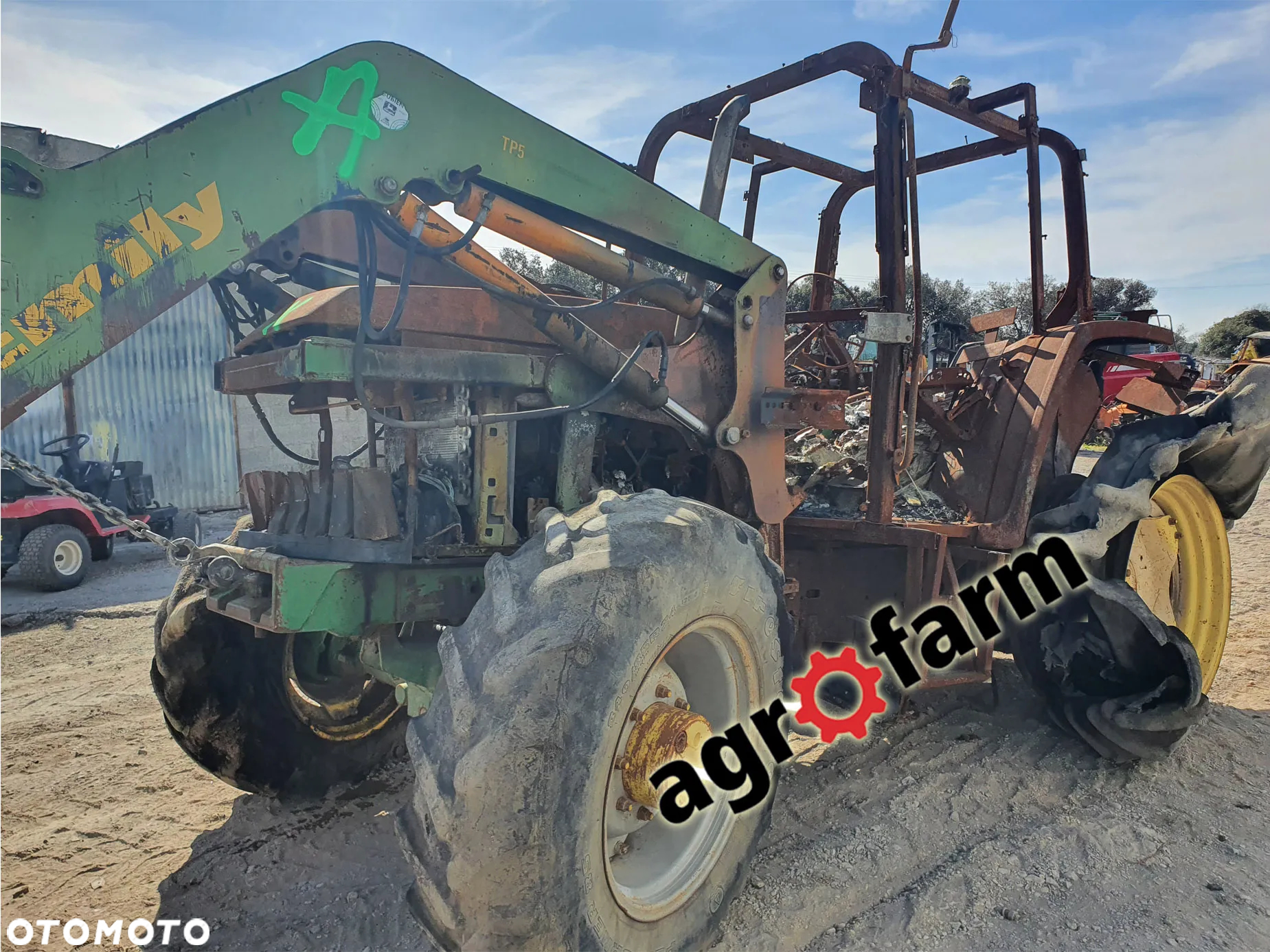 John Deere 6110 6210 6310 silnik skrzynia blok most wał zwolnica - 2