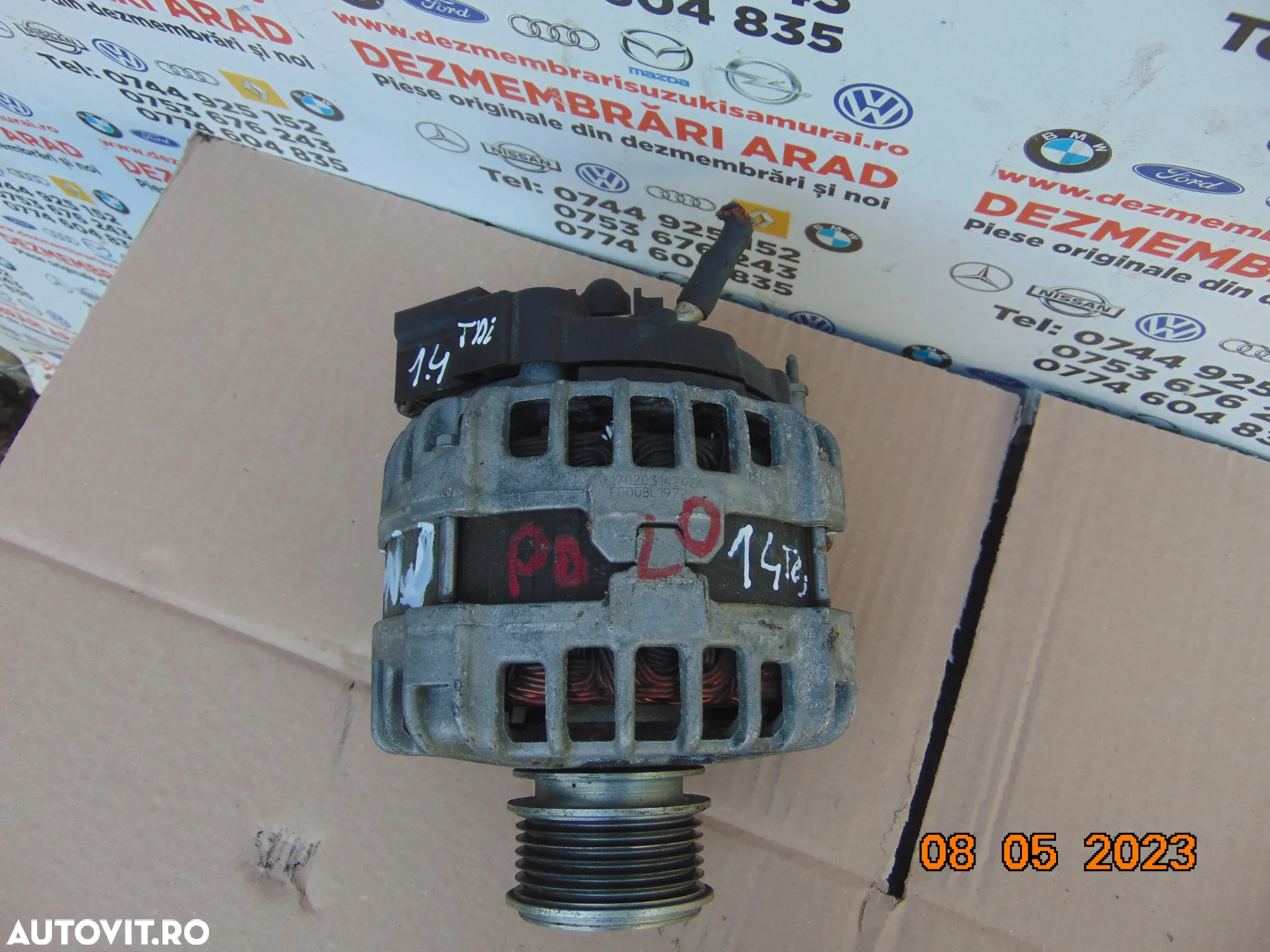 Alternator VW Polo 6R 1.4tdi CUS Skoda fabia 3 Audi a1 seat ibiza toledo 1.4 tdi - 6