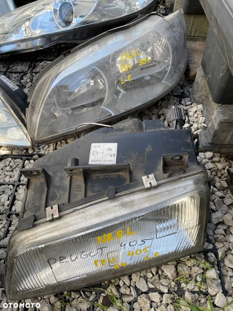PEUGEOT REFLEKTORY HALOGEN KIERUEK LEWE PRAWE - 8