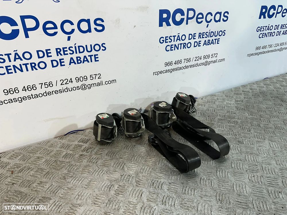 .Conjunto Cinto De Segurança Original VAG Audi Q7 4L 2006 - 2015 - 5