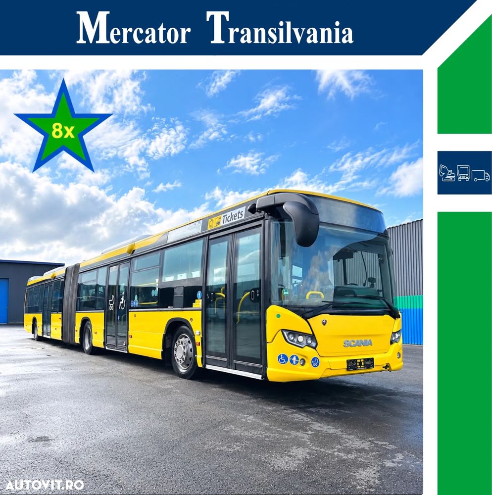 Scania Citywide LE CN320 Euro 6 / Clima / Retarder / 52+99+2 PMR / 8 bucati - 2