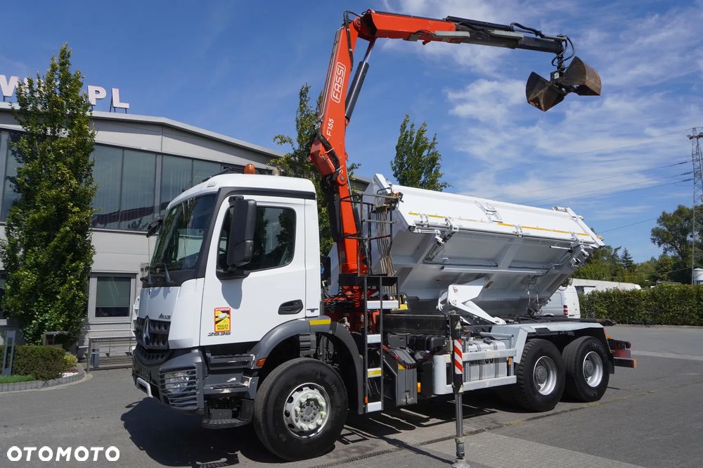 Mercedes-Benz Arocs 2636 / 6x4 / HDS Fassi / Wywrotka 3 str / Bortmatic - 2