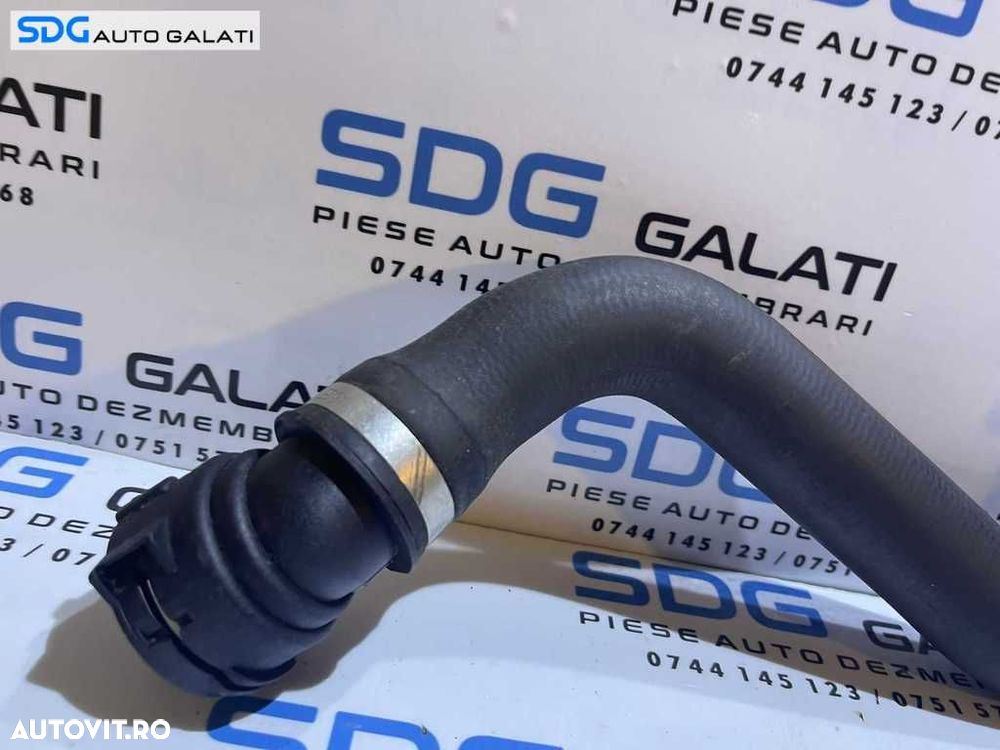 Furtun Conducta Radiator Apa BMW Seria 1 E82 E88 2.0 D N47 2006 - 2013 Cod 7797258 1436077 17127797258 - 4