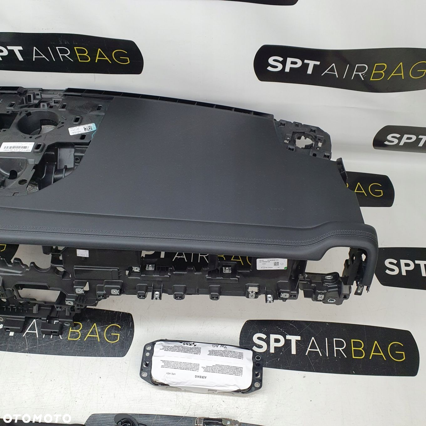 PORSCHE CAYENNE 3 III LIFT 9Y DESKA ROZDZIELCZA KONSOLA KOKPIT PULPIT PODUSZKI AIRBAG AIR BAG PASY KIT SET - 4