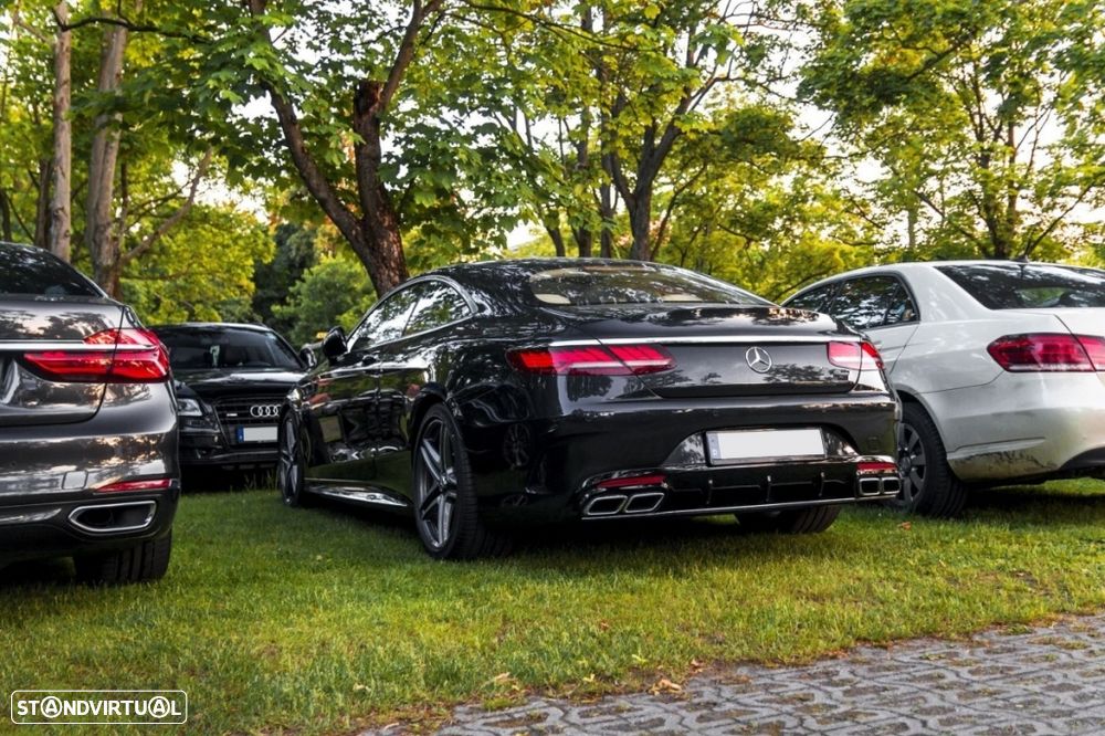 Difusor com Ponteiras Mercedes S C217 Coupé (2014 a 2020) Look S63 - 8