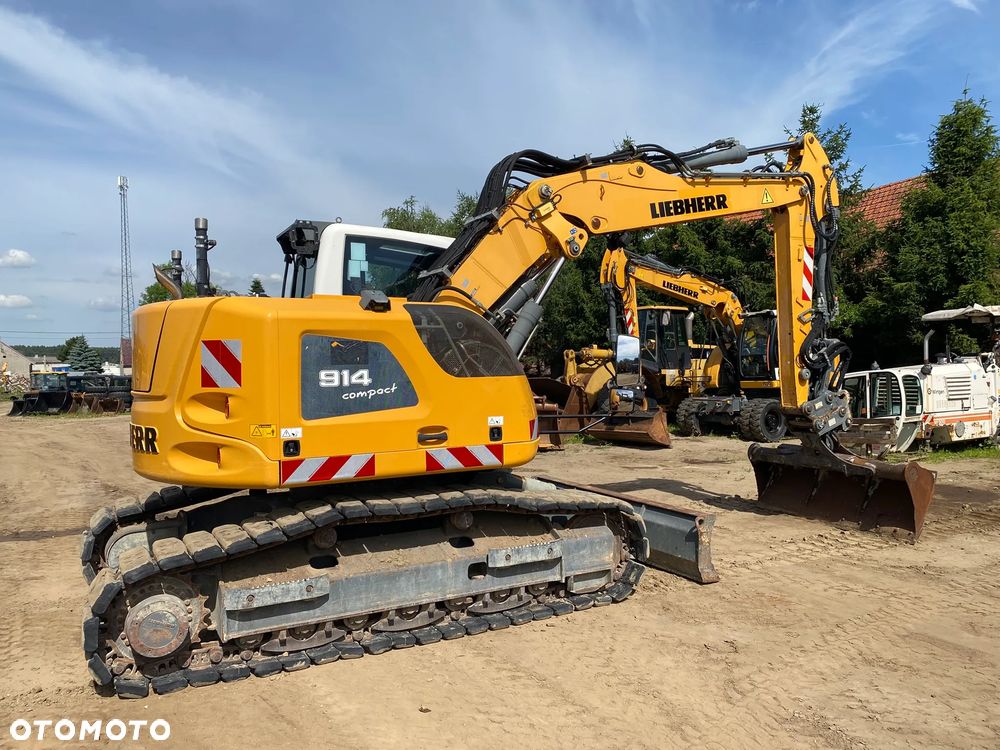 Liebherr R914 COMPACT, 7000 MTH, PŁUG, RAMIĘ 3X ŁAMANE, Z NIEMIEC, KRÓTKI TYŁ, GUMOWE KLEPKI, - 3