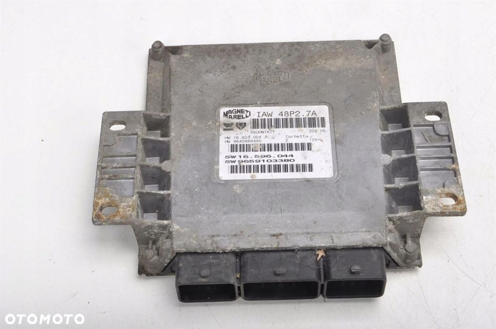 PEUGEOT 206 1.1 8V STEROWNIK SILNIKA 9659103380 - 1