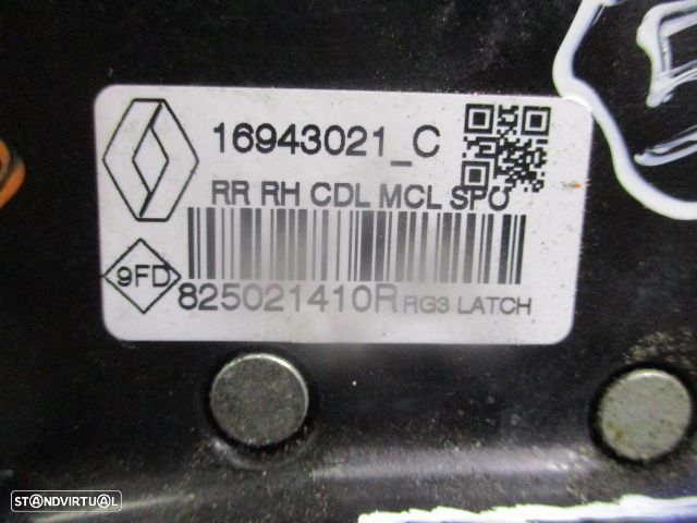 Fecho 16943021C  825021410R RENAULT MEGANE 4 2019 1.5DCI 115CV 5P BRANCO TD 4 PINOS - 5