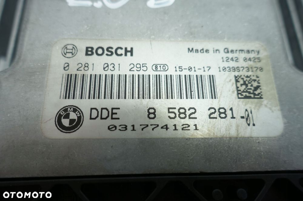 BMW GT F34 318D 2.0 D STEROWNIK SILNIKA komputer 0281031295 - 6