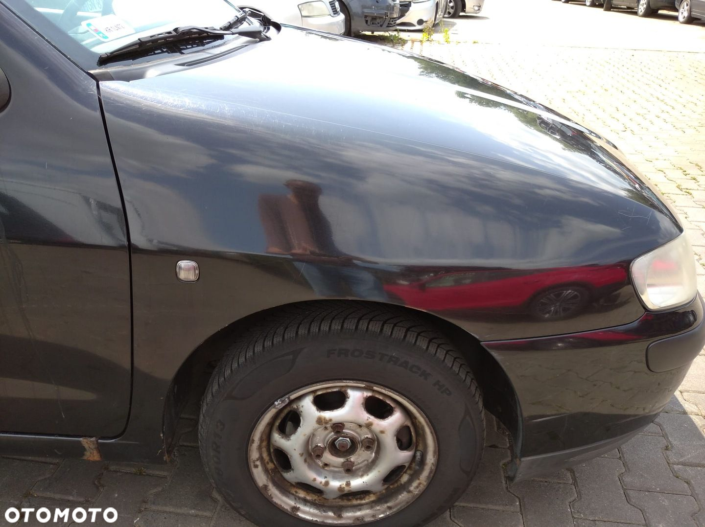 SEAT IBIZA II 2 6K1 FL LIFT 99-02 CORDOBA BŁOTNIK PRAWY PRZÓD CZARNY LC9Z - 2