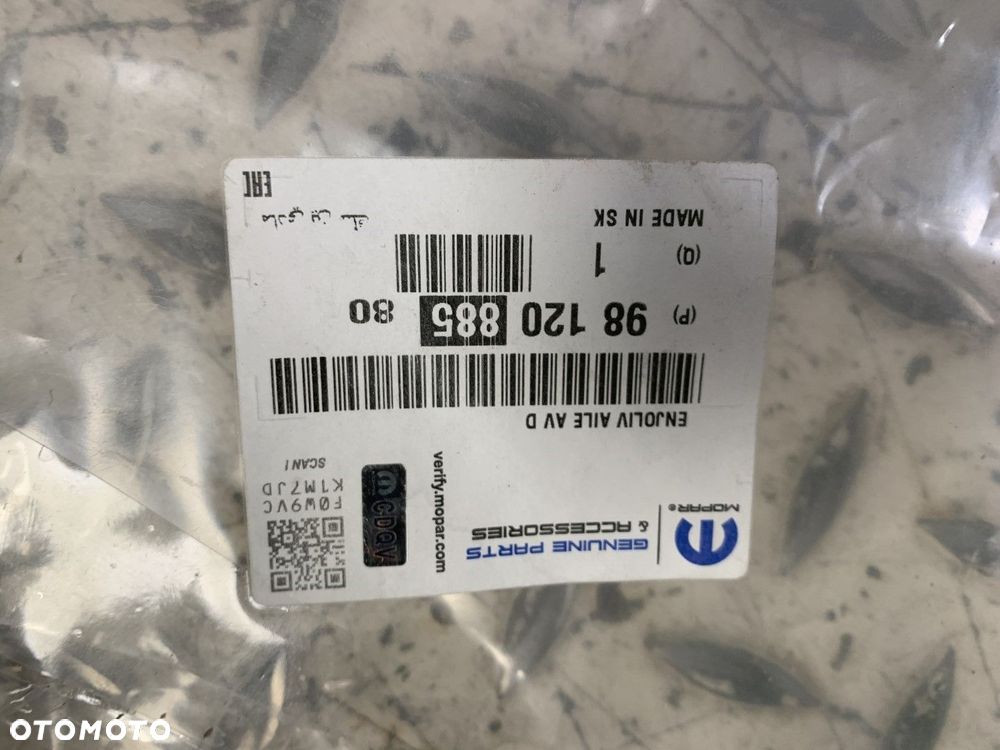 NOWA ORYGINALNA LISTWA BŁOTNIKA CITROEN C3 III 3 16-24 PRAWA PRZEDNIA PRAWY PRZÓD 9812088580 - 7