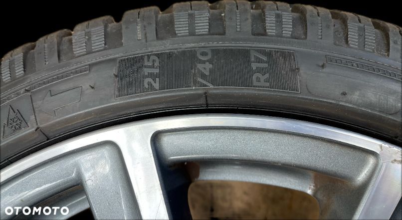 AUDI A1 II FELGA ALUMINIOWA 7.5J 17 ET36 5X112 OPONA KLEBER 8X0601025AT - 9