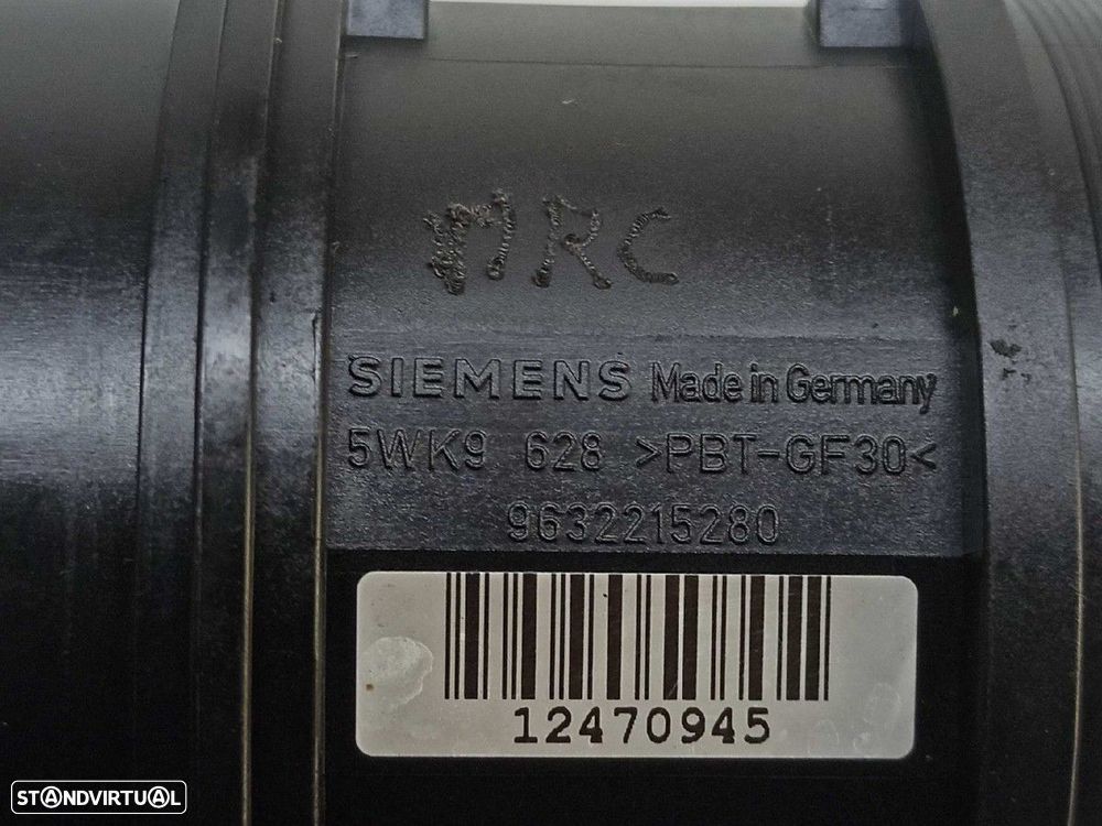 MEDIDOR DE MASSA DE AR CITROEN C5 BERLINA 2.0 HDI SX - 5