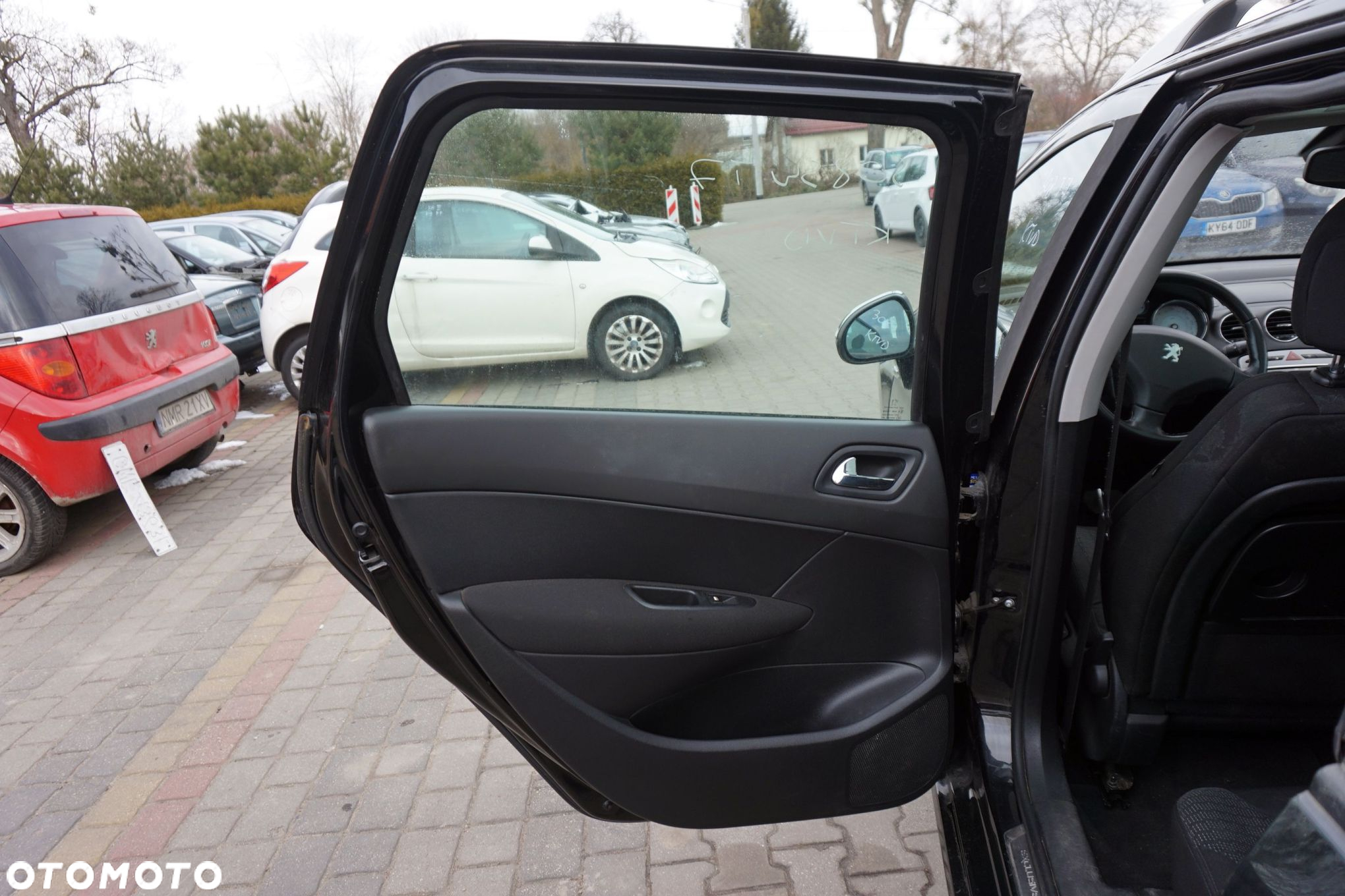 DRZWI TYLNE LEWE 308 I T7 SW KOMBI KTVD  CZARNY PEUGEOT 2007-2011 - 5
