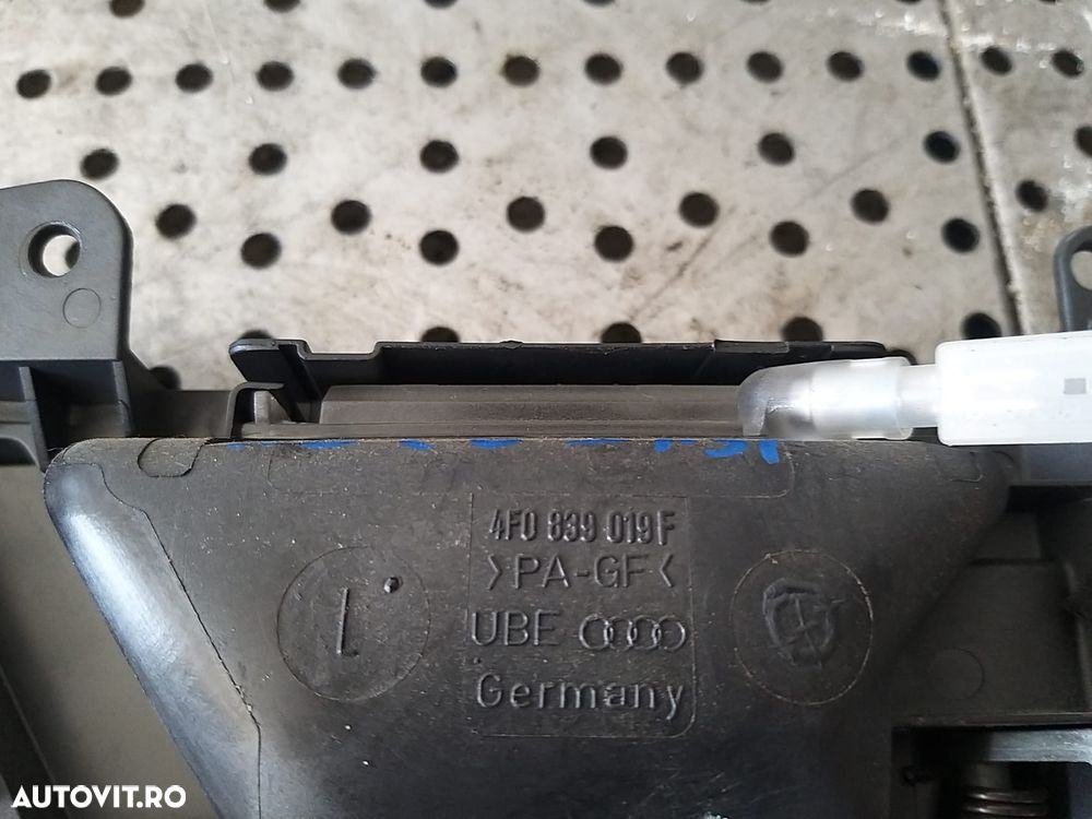 Maner interior usa stanga spate audi a6 c6 4f 4f0839019f - 3