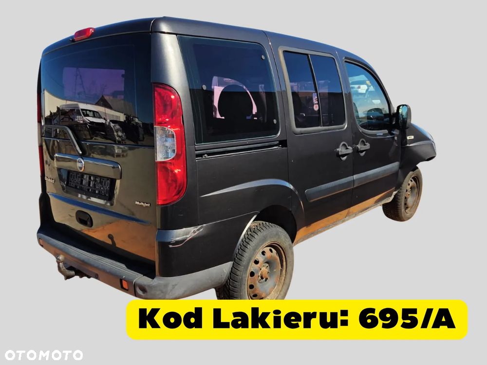 Fiat Doblo I 2007 Silnik 1.9 JTD Multijet (186A9000) 120 KM (88 kW) 695/A Na części drzwi, klapa bagażnika, zderzak, lampa - 3