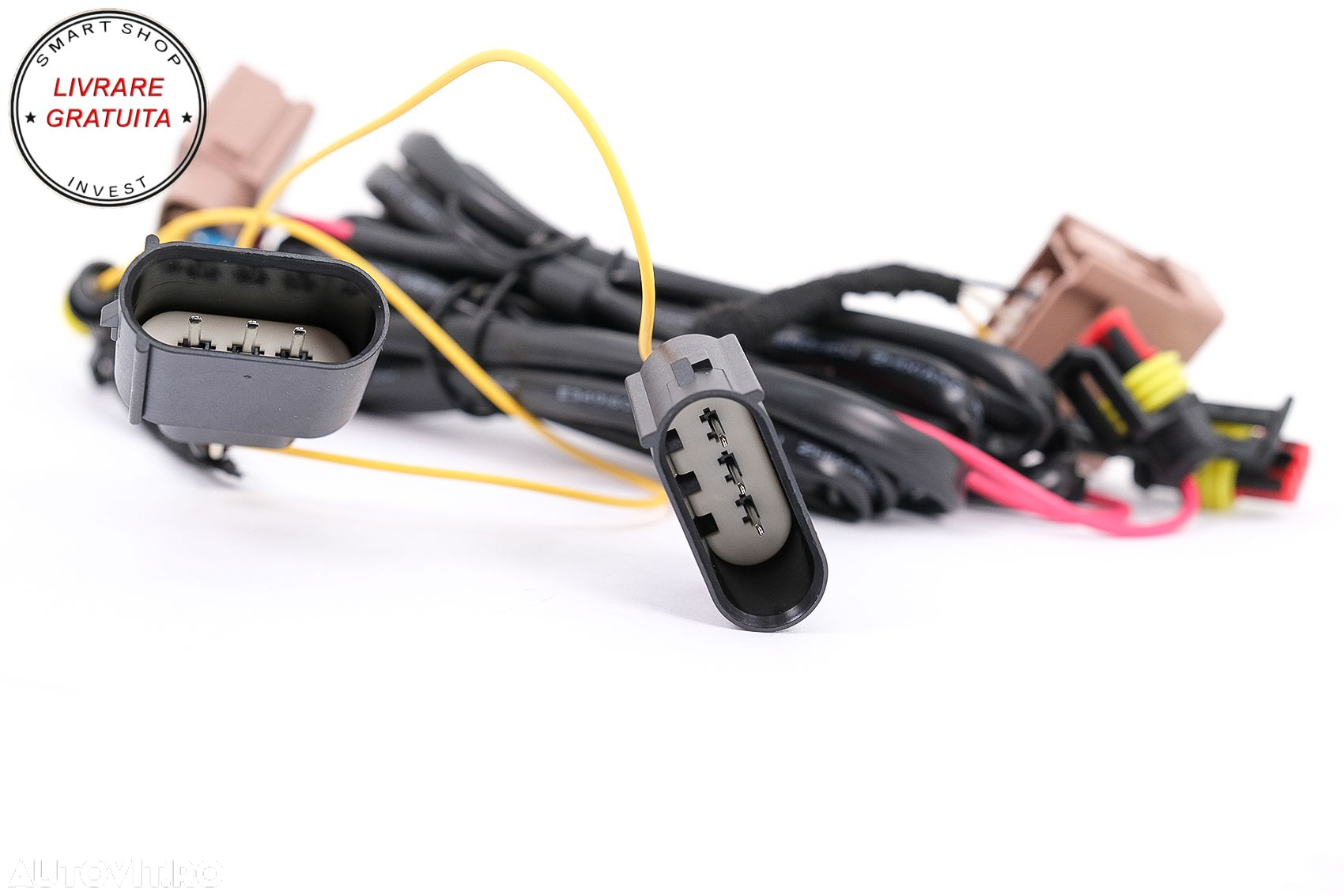 Faruri Full LED Ford Mustang V Pre-Facelift (2005-2009) Negru cu Semnal Dinamic Se- livrare gratuita - 18