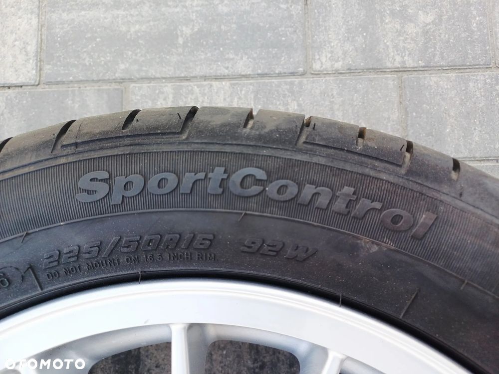 FELIGI Z OPONAMI KOŁA ALUMINIOWE BMW E46 R16 5X120 ET46 72.6 MM OPONY FULDA SPORT CONTROL 225/50 LATO NR4 - 9