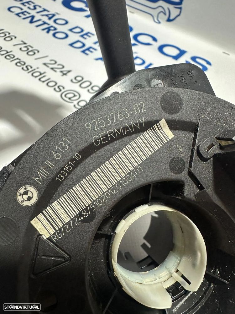 .Fita Airbag Comutador Piscas Luzes BMW Mini Cooper One S D SD R56 Clubman R55 Countryman R60 9253763 2006 - 2015 - 7