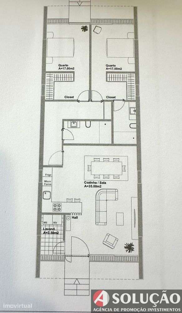 Apartamentos T2 em Vila das Aves - Santo Tirso - Grande imagem: 2/4