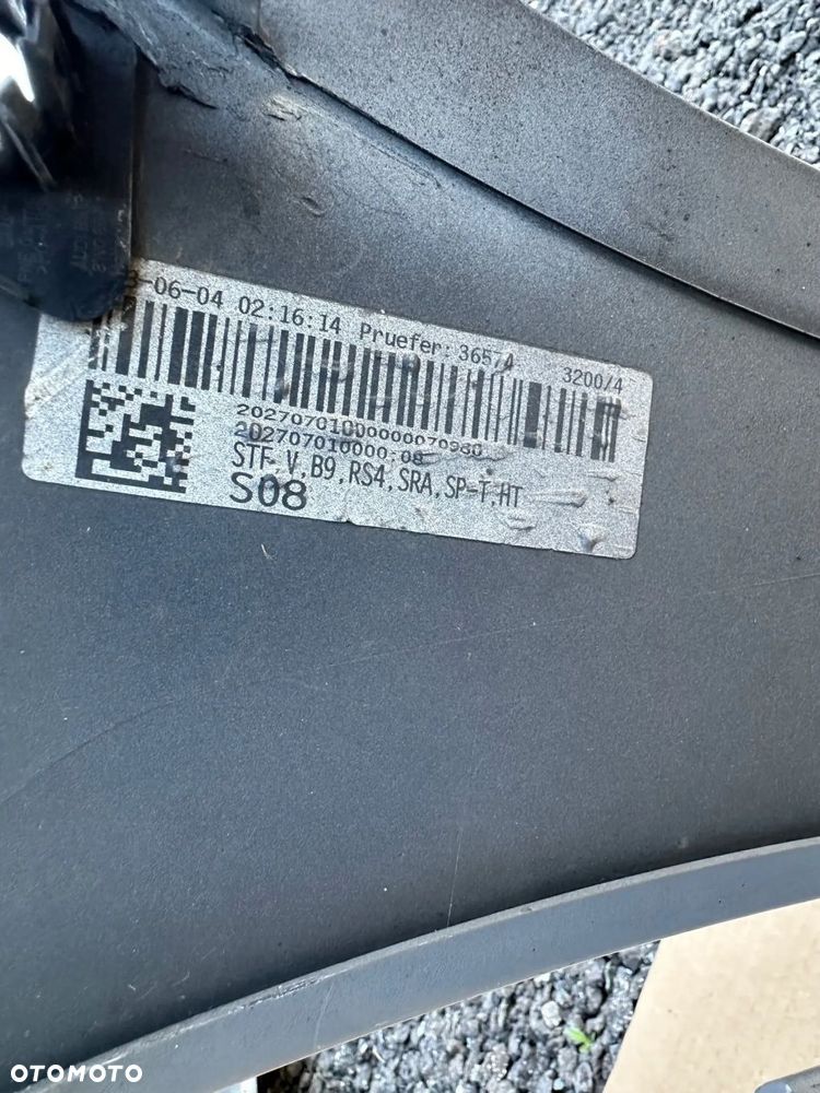 ZDERZAK Audi RS4 B9 ORYGINAŁ PRZÓD - 7