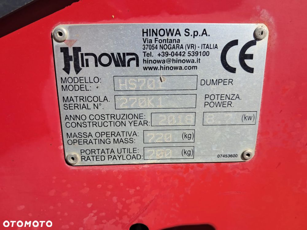 Hinowa HS701 - 9